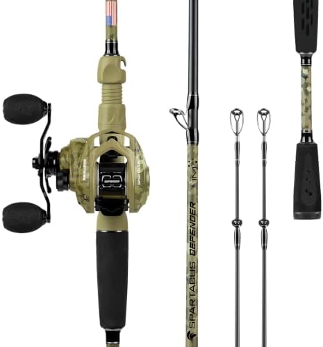KastKing Spartacus Defender Twin-Tip Fishing Rod and Reel Combo by KastKing