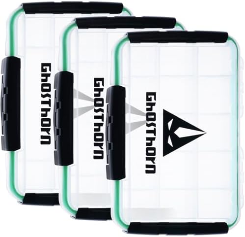 Ghosthorn Waterproof Fishing Tackle Box Organizer 3600 Lure Storage 3 Pack by Ghosthorn