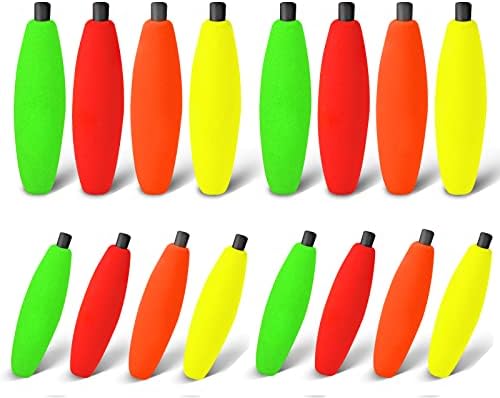 Peg Floats for Catfish Crappie,Foam Cigar Slip Fishing Corks Bobbers for Santee Rig by SEAOWLFISHING