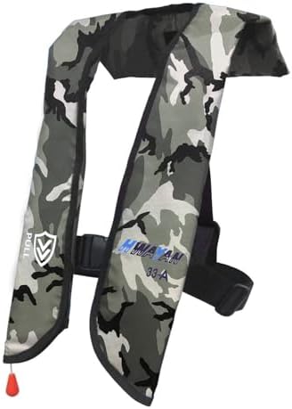 Inflatable Life Jacket for Adults - Automatic/Manual for Fishing by VOGUCCLO