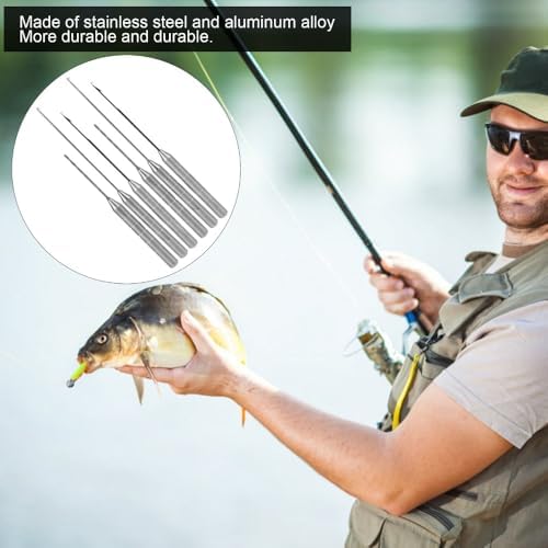 Rigging Combo – Stainless Steel & Aluminum Alloy Baiting Rig Tool Kit for Boilies & Pellets, Includes Hook Needle, Stringer & Drill - Image 6