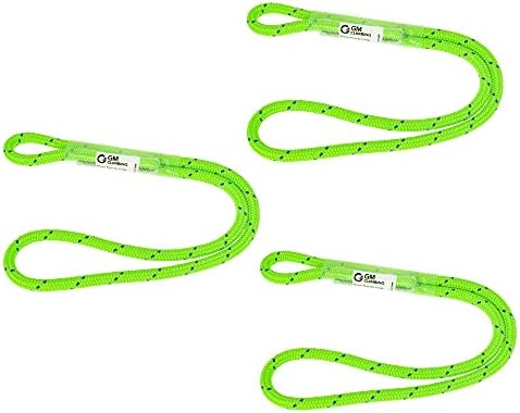 GM CLIMBING 6mm Prusik Cord Pre-Sewn 12in Prusik Loop for Climbing Arborist Rescue Mountaineering General Outdoor Use by GMCLIMBING