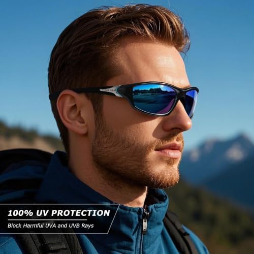 FAGUMA Sports Polarized Sunglasses For Men UV400 Protection - Image 2