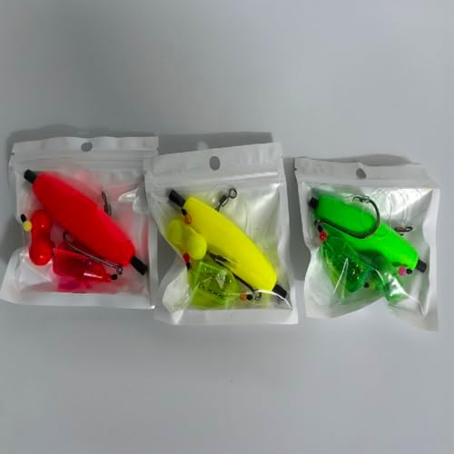 3Pcs/6Pcs Catfish Fishing Rigs Ready Kit，2 in 1 Rotating rattles/Double Rattles Beads, Float Rigs Tackle Santee Rig Peg Catfish，Free Adjustment in freshwter and Saltwater - Image 7