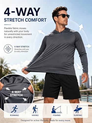 ZITY Men's Lightweight Pullover Hoodie UPF 50+ Fishing Shirts Sweatshirt - Image 6