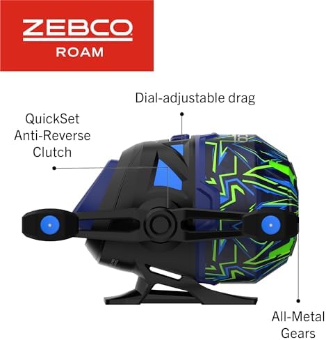 Zebco Roam Spincast Reel and Fishing Rod Combo - Image 4