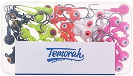 Fishing Lures Jig Heads,Ball Heads 1/32oz-1oz,Sharp Fishing Hooks for Freshwater or Saltwater - Image 5