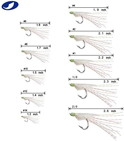 10/20/50/100 Packs Rainbow Fish Skin 6 Hooks Saltwater String Hook Fishing Lure Bait Rig Tackle - Image 2