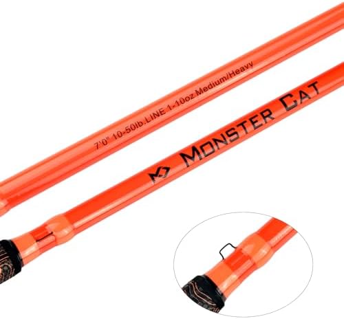 Monster Catfish Casting Rod, 7' MH Glow-in-Dark 1-Piece - Image 4