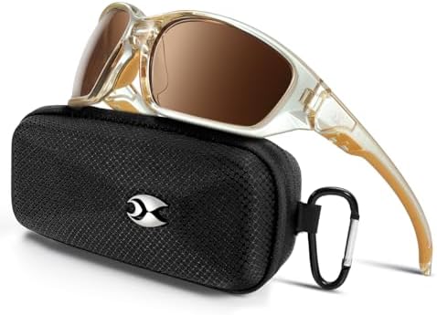 suoso Sports Polarized Sunglasses for Men: Womens UV400 Protection Sun Glasses Wrap Around Goggles for Fishing Driving TR90 by suoso