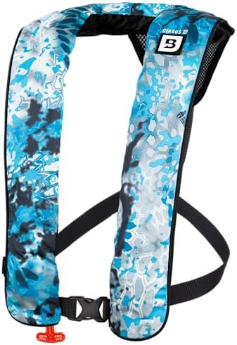 BLUESTORM Cirrus26 Inflatable PFD Life Jackets for Adults | US Coast Guard Approved Automatic Life Vest w/Manual Override Convertibility by Bluestorm
