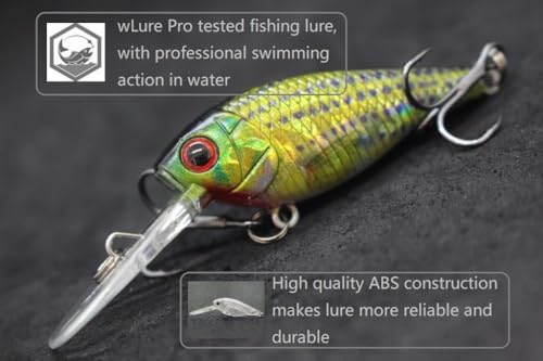 Minnow Crankbait for Bass Fishing Bass Lure Jerkbait Fishing Lures and Tackle Box - Image 5
