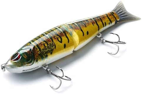 Bassdash SwimShad Glide Baits Jointed Swimbait Bass Pike Salmon Trout Muskie Fishing Lure - Image 6