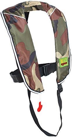 Top Safety Child Life Jacket with Whistle - Auto Inflatable Slim Lifejacket Life Vest PFD for Children Kids Youth - Boating Fishing Sailing Kayaking Surfing Swimming - Adjustable Life Saving Vest by SafeMax