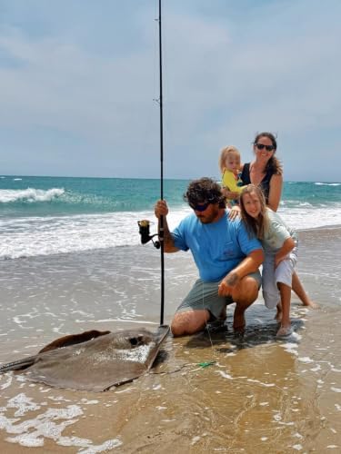 Surf Rod Graphite Surf Spinning Fishing Rod with Seaguide Reel Seat - Image 5
