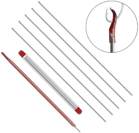 Hollow Core Fishing Needle Set 5pcs for Earthworm Bait Securing with Stainless Steel Material and Streamlined 20cm Profile - Image 7