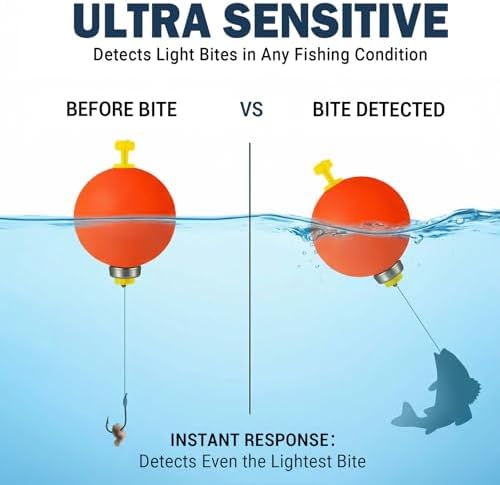 Fishing Float Bobbers Set High Visibility Weighted Design for Anglers Gear - Image 6