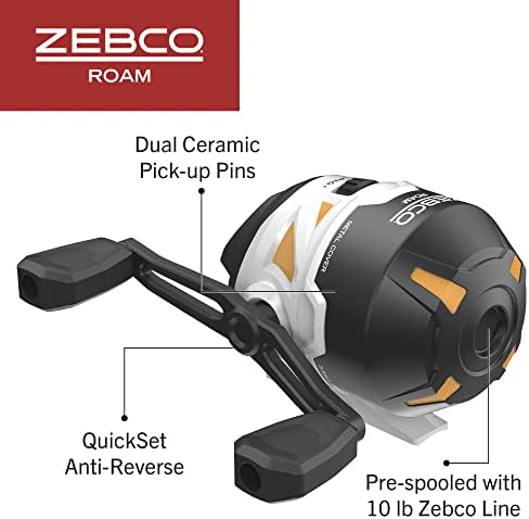 Zebco Roam Spincast Reel and Fishing Rod Combo - Image 5