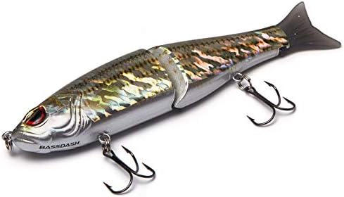 Bassdash SwimShad Glide Baits Jointed Swimbait Bass Pike Salmon Trout Muskie Fishing Lure - Image 6