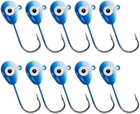 Alwonder 10-Pack Floating Jig Heads Fishing Floats Jigs Lures High-Ball Floater Hook, Surf Fishing Trolling Rockfishing Pompano Rigs Floats for Bass, Walleye, Panfish, Perch, Trout, Redfish by Alwonder