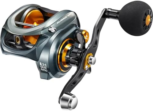 Piscifun Alinox 400 Baitcasting Reel, 38LB Drag, Aluminum Frame by Piscifun