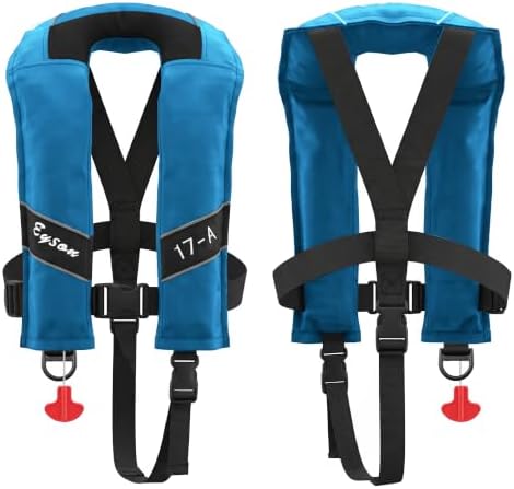 Automatic Inflatable Life Jacket, Preserver PFD for Kids,Life Vest for Kid,Supports Weight up to 160 pounds(YSH725) - Image 2