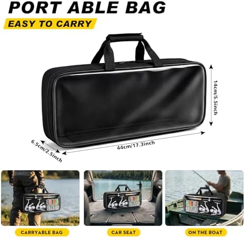 Fishing Pole Set Fishing Rod and Reel Combo,2PCS Collapsible Fishing Rod - Image 5