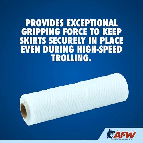 AFW Waxed Polyester Rigging Floss Saltwater Fishing, 30lb, 50lb & 70lb Test - Image 4