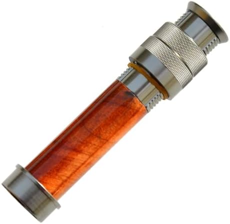 Luresport Wood Aluminum Reel seat with End Cap Fly Fishing Rod Building Component Repair Fly Rod DIY Accessory by Unknown