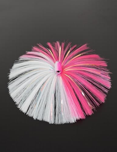 BLUEWING Sea Trolling Lures with Lead Head Saltwater Fishing Witches Big Game Ballyhoo Skirt for Tuna, Wahoo, Sailfish, Mahi Mahi 1oz, 2oz, 4oz, 6oz, 8oz - Image 4