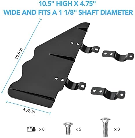 [New Generation] Trolling Motor Accessories, haoguo Paddle Boat Parts, Fits for Most 24-55 Thrust Trolling Motors, Exterior Corrugated Design Effectively Reduces Water Flow Resistance - Image 3
