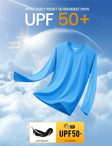 MAGCOMSEN Men's Long Sleeve Shirts UPF 50+ UV Sun Protection Athletic Shirts for Hiking Running Workout Rash Guard - Image 3