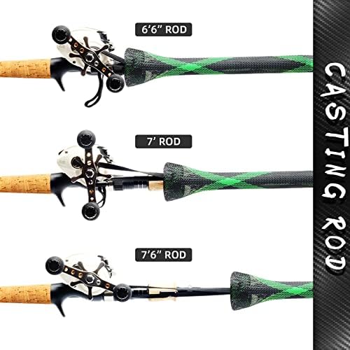 SF Fishing Rod Socks Pole Sleeve Cover Protector Gloves - Image 5