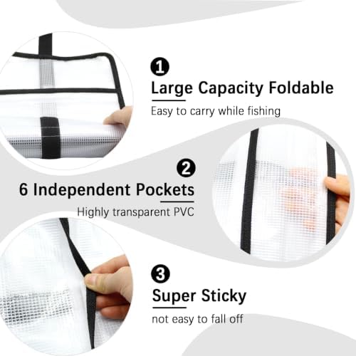 Roll Up Fishing Lure Wraps Set 2pcs Protective Tackle Organizer - Image 3