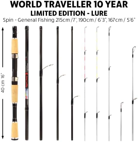 Rigged & Ready Smuggler™ Travel Fishing Rod & Reel Combo, Compact Rods+Case - Image 3