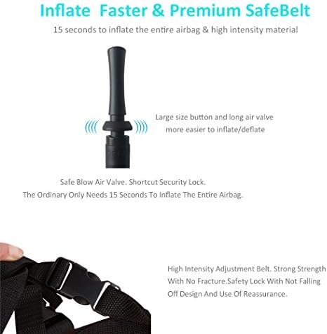 Inflatable Snorkel Vest Adult Snorkeling Jacket Free Diving Swimming Safety - Image 4