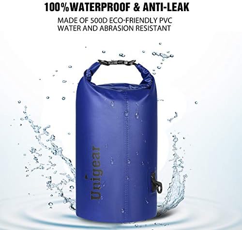 Unigear Floating Waterproof Dry Bag for Kayaking, 2L/5L/10L/20L/30L/40L - Image 2