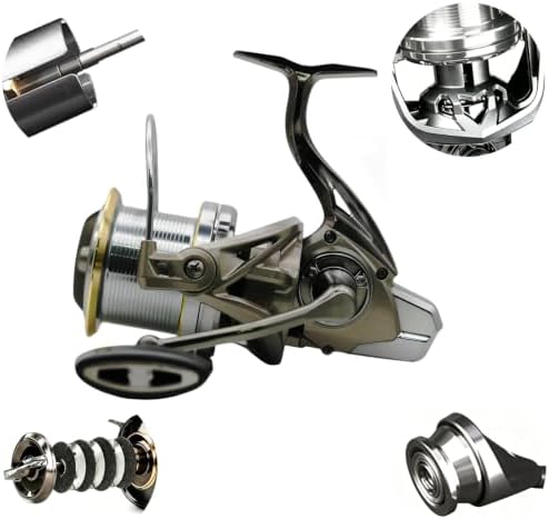 Surf Reel, Saltwater Long Casting Spinning Reel, 61LB Max Drag, 6+1BB by QUORELYNX