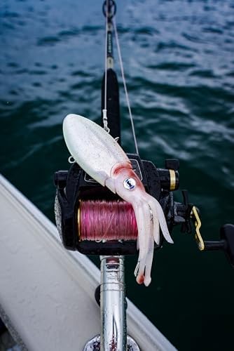 Nomad Design Original Squidtrex Patented Vibrating Fishing Lure - TPE Soft Plastic Lure Bait for Saltwater with Strong BKK Assist Hooks, Fishing Bait that Catches Many Species - Image 3