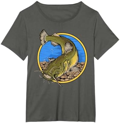Flathead Catfish Fishing T-Shirt by Hunting+%26+Fishing+Merch