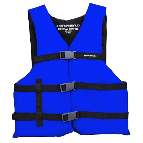 Airhead General Purpose Life Jacket for Adults & Kids - US Coast Guard Approved Life Vest for Men, Women, Youth, Child & Infant, Boating Safety PFD for Fishing & Swimming by Unknown