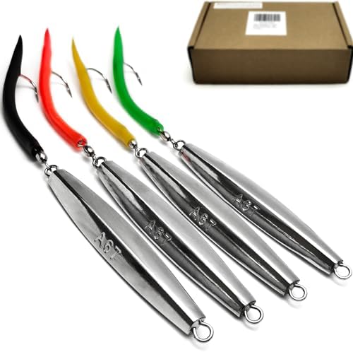 Diamond Jigs Saltwater Fishing Lures for Striped bass, Tuna by VMSIXVM
