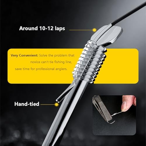 AMHDV Pre Tied Fishing Hooks on Line, Small Fish Hook with Leaders (Pack of 20) - Image 5