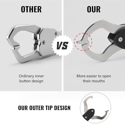 Gomexus Fish Lip Gripper with Scale,Max 40lbs Scale,for Safe Handling Fish,Easy Hook Removal-Ideal Fishing Gifts for Men - Image 5