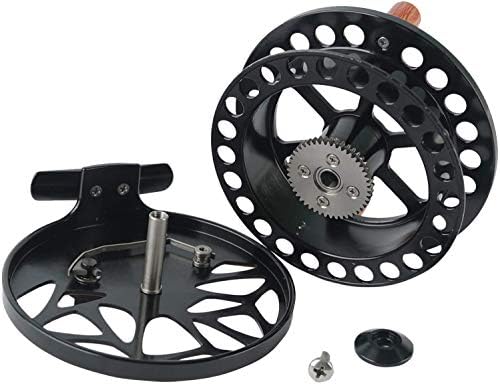 Maxcatch Center Pin Floating Fishing Reel Aluminum CNC Machined Centerpin Reel 4 1/2 INCH 110MM (Black) - Image 4