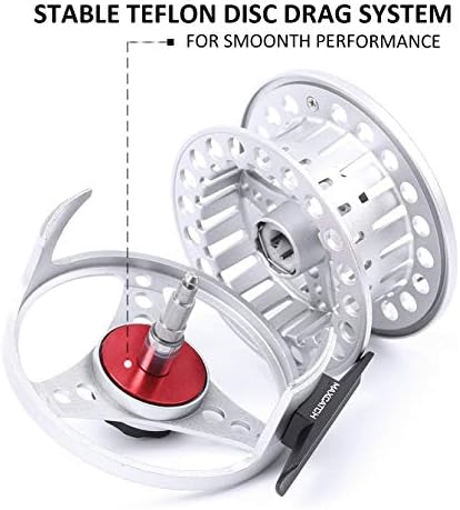M MAXIMUMCATCH Maxcatch ECO Large Arbor Fly Fishing Reel (3/4wt 5/6wt 7/8wt) and Pre-Loaded Fly Reel with Line Combo - Image 3