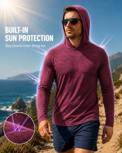 ZITY Men's Lightweight Pullover Hoodie UPF 50+ Fishing Shirts Sweatshirt - Image 4