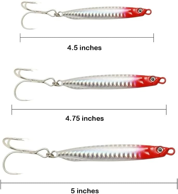Saltwater Fishing Lures Fishing Jigs Fishing Spoons for Striped bass, Pompano, Spanish Mackerel ，Bluefish - Image 6