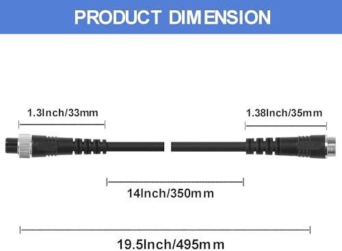 1.5FT Electric Fishing Reel Battery Cable for Daiwa Shimano Reels - Image 6