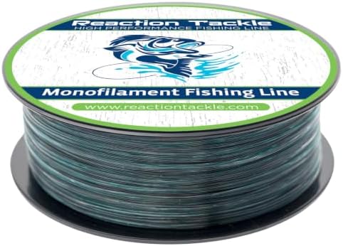 Reaction Tackle Monofilament Fishing Line, Pro Grade Nylon Mono Line by ReactionTackle